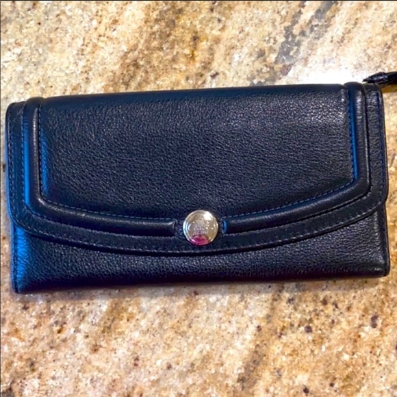 COACH LEATHER WALLET - Picture 1 of 4